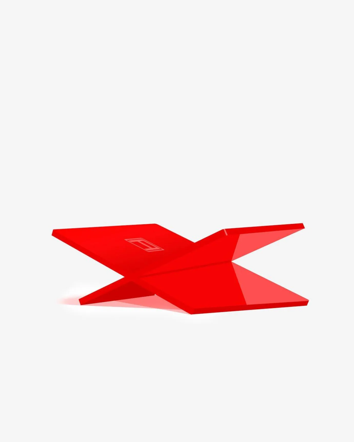 Boekenstandaarden-Assouline Een Boekenstandaard - Effen Rood