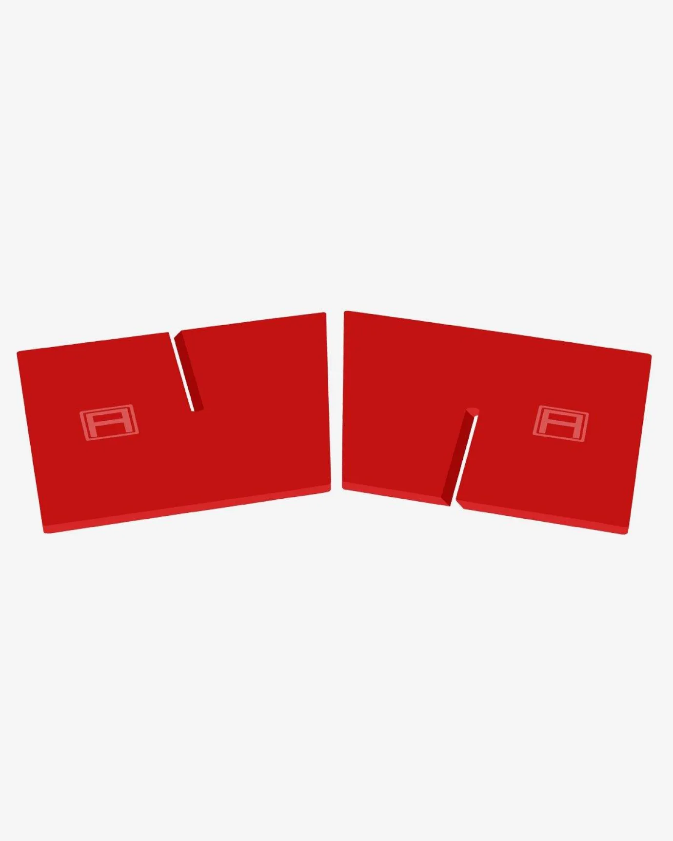 Boekenstandaarden-Assouline Een Boekenstandaard - Effen Rood