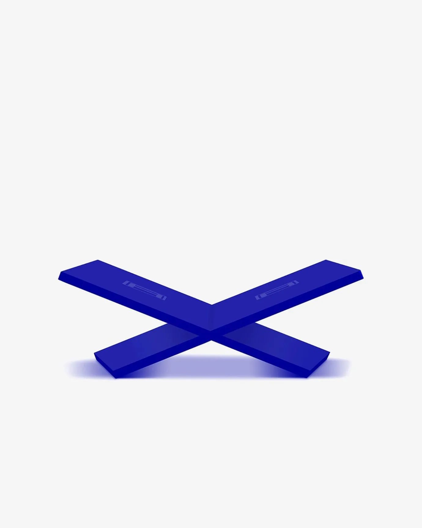 Boekenstandaarden-Assouline Een Boekenstandaard - Effen Blauw